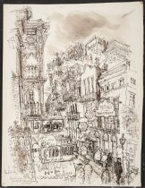 Bourbon Street from the Old Absinthe House